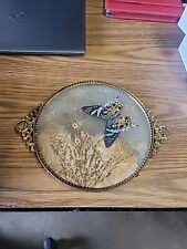 Rare Vintage Alice Newcomb Butterfly and Flower Art 1920s? picture