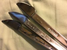 Swissair Swiss Airlines Inflight Dinner Knife Modern MCM Stainless Flatware 7.5” picture