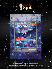 Walking Wake Ex 205/162-Pokémon Temporal Forces-Magnetic Card Case+Artwork+Stand picture