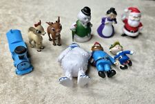 RUDOLPH THE RED-NOSED REINDEER ISLAND OF MISFIT TOYS MINI CHRISTMAS PVC FIGURES picture
