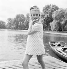 Celeste Yarnall, American actress, The Boating Lake, Regents Park,- Old Photo 3 picture
