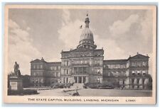 c1930's The State Capitol Building Lansing Michigan MI Unposted Vintage Postcard picture