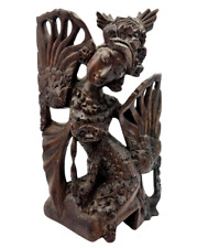 Figurine Asian Hindu Balinese Carved Bali Vintage Goddest Collectibles Souvenir picture