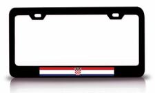 CROATIA Country Flags Steel License Plate Frame picture