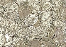 Lot Bulk 25 Pcs Silver Tone St Therese Lisieux Medals-Blessed by Pope on request picture