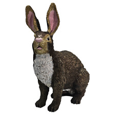 Large Realistic Hare Rabbit Figurine Figure Resin Bunny 13.5