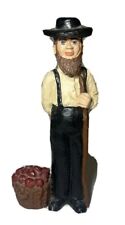 Vintage Amish Or Dutch Figurine Wooden picture