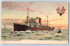 New York City New York Postcard Steamship Scenic View Statue Of Liberty c1905's picture