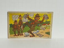 Postcard Military Soldiers Humor c1943 A66 picture