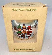 1980 Hallmark Christmas Ornament - Satin Ball - “JOAN WALSH ANGLUND” picture