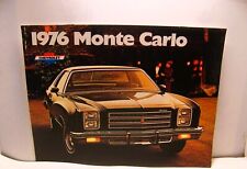 Vintage Automobile Brochure 1976 Chevrolet Monte Carlo  File drawer 1 picture
