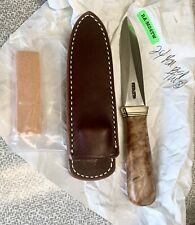 Randall Made Knives Model 24 Guardian Knife With Sheath Thuya Wood Burl Handle picture