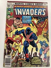 Invaders #20 NEWSSTAND Marvel 1977 1st Full App. (of second ) Union Jack VF/FN picture