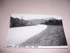 1950s MIDWAY on BOZEMAN HILL PASS, MT. RPPC POSTCARD picture