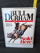Vintage Bull Durham Tobacco Retail Display Sign NOS Ready2Display  picture