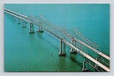 Main Span Sunshine Skyway Bridge Tampa Bay Florida FL Postcard UNP VTG Koppel picture