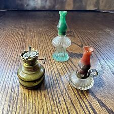 Vintage Perfume Bottles, Hurricane lamps  (2) with Shades 3