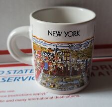 CityMugs New York City Espresso Mug Cup A View of the World Twin Towers Skyline picture