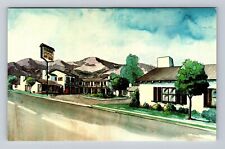 San Luis Obispo CA-California, Los Padres Motel, Advertising Vintage Postcard picture