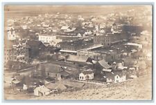 c1910's Bird's Eye View Of Lakeview Oregon OR Antique RPPC Photo Postcard picture