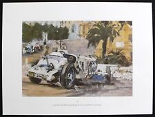 1929 Monaco Grand Prix F1 MERCEDES-BENZ SSK Caracciola Walter GOTSCHKE Print picture