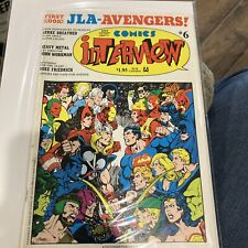 Comics Interview #6 NM JLA Avengers cover George Perez 1983 DC Marvel picture