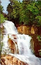 Baxter State Park Maine Katahdin Falls Scenic Chrome Cancel WOB Postcard picture