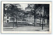 c1910s Chestnut Street Grammar School Exterior Springfield MA Unposted Postcard picture