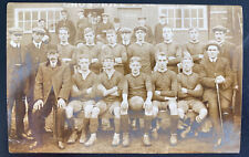 Mint England Real Picture Postcard RPPC Soccer Team picture