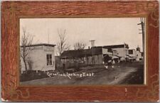 1909 WEST BETHEL, Maine Postcard Street Scene / Whitten & Dennison PC Ad on Back picture
