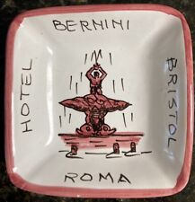 Hotel Bernini Roma Bristol Trinket Dish Or Ashtray picture