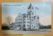 Court House, Lawrence Kansas - 1907-15 Postcard picture