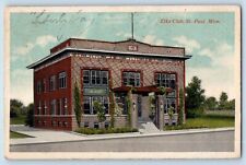 St Paul Minnesota Postcard Elks Club Exterior View Building 1918 Antique Vintage picture