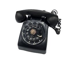 WORKING Vintage 1930s 302 Series Bell System Western Electric Black Rotary Phone picture