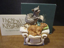 Harmony Kingdom Fishy Business Cat Dog UK Made Box Figurine UK Magazine Excl SGN picture