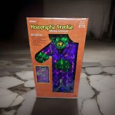 NOMA Halographic Frankenstein Halloween Lightup Window Decoration With Yard Stak picture