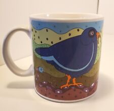 Taylor & Ng Colorful Coffee Mug Early Birdie with Worm Tea Cup With Birds & Worm picture