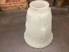 Antique vintage old glass lampshades picture