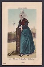 Postcard, National costume, France Normandy, Honfleur costume picture
