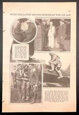“Latest Record Makers of the Air” 1930 article Boris Sergievsky~Elinor Smith++ picture