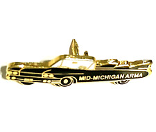 VTG ARMA Black Convertible Lapel Pin Mid- Michigan Classic Car Advertising - NOS picture