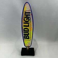 VTG BUD LIGHT 1993 ACRYLIC SURFBOARD Draft beer tap handle Keg Pull Tapper picture