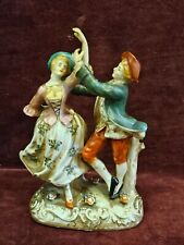 Dancing Colonial Couple Figurine Made in Japan 8-1/4