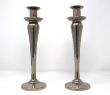 20th Centry Beautiful, Elegant Genuine Silver Pair of Candlestick Holders picture