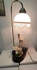 VTG The Crosa Collection, Victorian Table Lamp, Woman with Swan picture