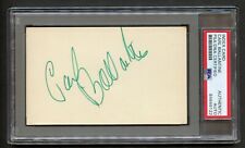 Carl Ballantine signed autograph auto Vintage 3x5 Torpedoman McHale's Navy PSA picture