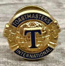 Toastmasters International Vintage Lapel Hat Jacket Vest Shirt Backpack Bag Pin picture