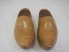 Dutch Wooden  Clogs/Authentic Hand Carved Shoes Made In Holland  picture