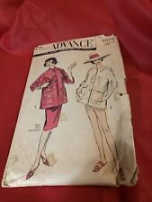 Vintage 1950s Advance #9076 Sewing Pattern -Asian Casual Style Coat -SZ 10 picture