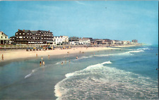 Vintage 1950s View of Virginia Beach From Pier Homes Hotels Virginia VA Postcard picture